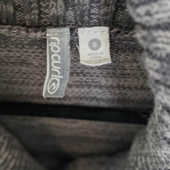 RIP CURL Knitted Shawl Collar Sweater - Picture 3 of 4